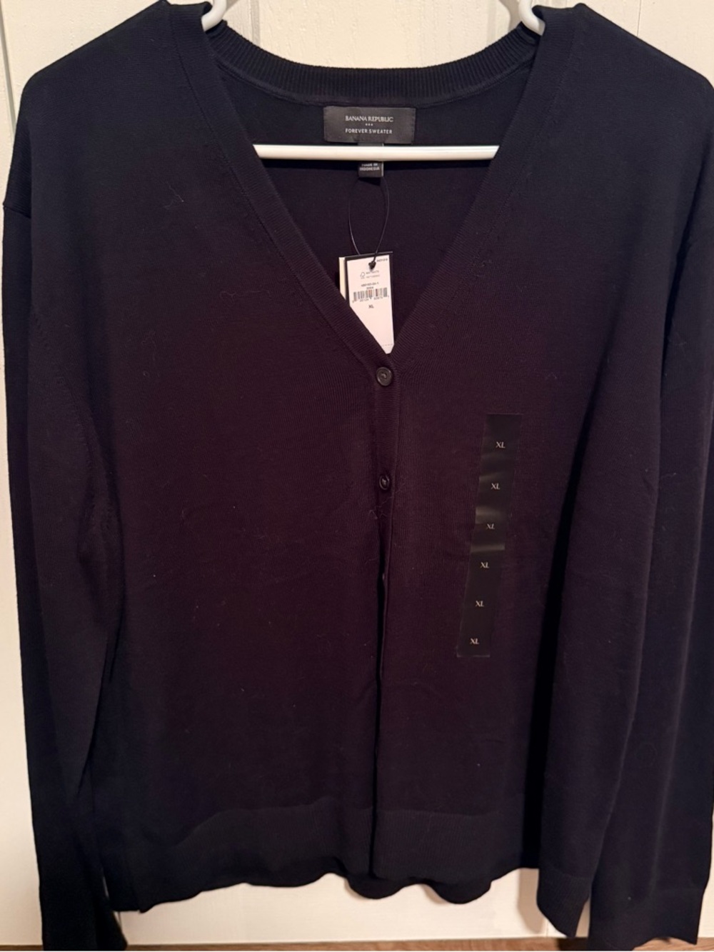 Banana Republic Black V-Neck Cardigan